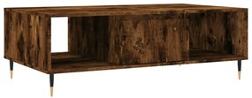 vidaXL Τραπεζάκι Σαλονιού Καπνιστή Δρυς 104x60x35 εκ. Επεξεργ. Ξύλο