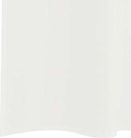 vidaXL Κουρτίνες Voile με τσέπες ράβδου 2 τεμάχια Λευκό