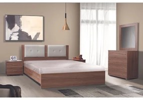 Sofa Agora  Σετ Κρεβατοκάμαρας 5τμχ. Νο45 Sofa Agora Μελαμίνη (για στρώμα διπλό 140x190cm, 2 κομοδίνα, τουαλέτα και καθρέπτης) Με Επιλογή Χρώματος BEST-900-7515