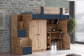 Stewehome Ντουλάπα με 2 πόρτες και γραφείο