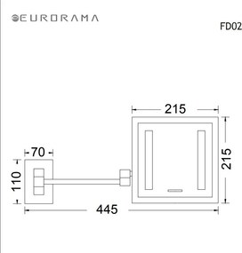 Luminor FD02 - Μεγεθυντικος Καθρεπτης Led