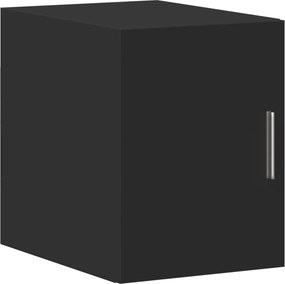 vidaXL Ντουλάπι Τοίχου Μαύρο 30x42,5x40 εκ. από Επεξεργασμένο Ξύλο