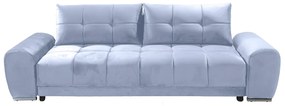 Τριθέσιος Καναπές - κρεβάτι Caribbean με αποθηκευτικό χώρο 254x105x83cm Baby Blue - TED4589
