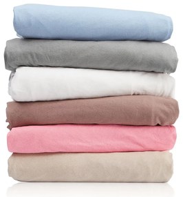 Σεντόνι με λάστιχο 100x200+30 σε 6 χρώματα Art 1382  100x200+30  Γκρι Beauty Home