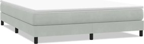 vidaXL Box Spring κρεβάτι χωρίς στρώμα 180x220 cm Βελούδινο