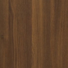 vidaXL Παπουτσοθήκη Καφέ Δρυς 100x35x45 εκ. από Επεξεργασμένο Ξύλο