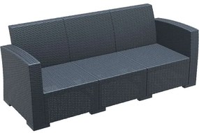 MONACO DARK GREY 3ΘΕΣΙΟΣ ΚΑΝΑΠΕΣ ΠΟΛ/ΝΙΟΥ