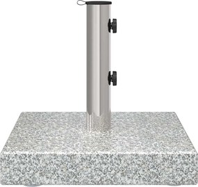 vidaXL Βάση ομπρέλας Γκρι 41 x 41 x 37 εκ. Γρανίτης