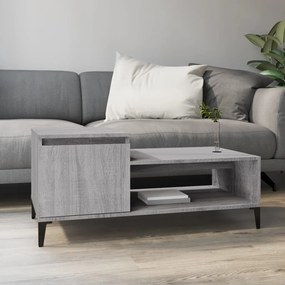 vidaXL Τραπεζάκι Σαλονιού Γκρι Sonoma 100x50x45 εκ. Επεξεργασμένο Ξύλο