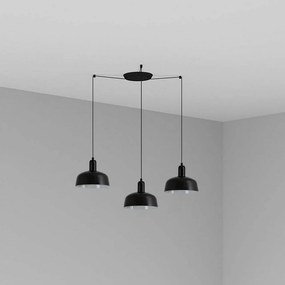 Φωτιστικό Οροφής Κρεμαστό Tatawin Metal S 20340-141-3L 3xE27 Black Faro Barcelona