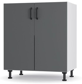 Modest Κάτω Ντουλάπι Ανθρακί 70x48x82cm L7082M03