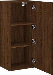 vidaXL Ντουλάπι Τοίχου Τηλεόρασης Καφέ Δρυς 40,5x30x90 εκ. Επεξ. Ξύλο