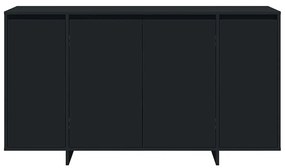 vidaXL Πλαϊνό γραφείο Μαύρο 135 x 41 x 69 cm Επεξεργασμένο ξύλο