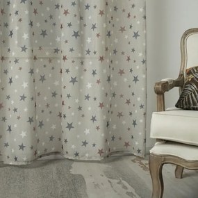 Beauty Home Κουρτίνα Art 6120 280x280 Μπεζ,Κόκκινο,Μπλε