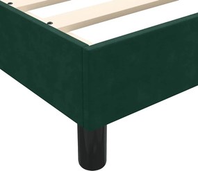 vidaXL Box Spring Κρεβάτι χωρίς στρώμα 200x220 cm Βελούδινο