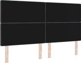 vidaXL LED κεφαλάρι Σκούρο Γκρι Βελούδο