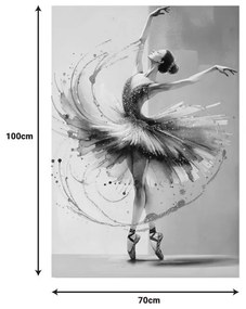 Πίνακας σε καμβά Dancito I Inart 70x2.5x100εκ