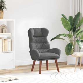 vidaXL Πολυθρόνα Σκούρο Γκρι 69 x 74 x 93 εκ. Βελούδο