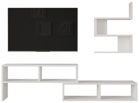 Σύνθετο σαλονιού Kakomo pakoworld σε λευκή απόχρωση 170x29.5x43εκ (1 τεμάχια)