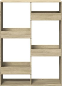 vidaXL Βιβλιοθήκη/Διαχωριστικό Χώρου Δρυς 100x33x135 εκ. Επεξ. Ξύλο