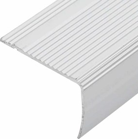 vidaXL Προστατευτικά ακμών σκάλας 30 pcs Ασημί 67 x 3 x 2 εκ.