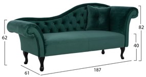 ΑΝΑΚΛΙΝΔΡΟ T.CHESTERFIELD NIOVI HM3008.03 ΚΥΠΑΡΙΣΣΙ ΒΕΛΟΥΔΟ ΔΕΞΙ ΜΠΡΑΤΣΟ 187x61x82 (1 Τεμμάχια)