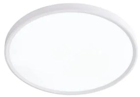 Πλαφονιέρα Φωτιστικό Οροφής LED 50W 3CCT Φ60cm InLight 42036-A-White Λευκό