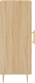 vidaXL Ντουλάπι Sonoma Δρυς 34,5x34x90 εκ. από Επεξεργασμένο Ξύλο