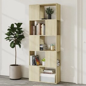 vidaXL Βιβλιοθήκη/Διαχωριστικό Χώρου Sonoma Δρυς 60x24x155 εκ.