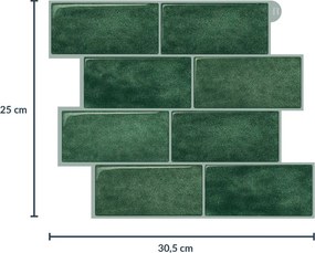 Αυτοκόλλητο Πλακάκι 3D (30.5x25) L-C Zellige Vert 1770130