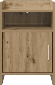 vidaXL Κομοδίνα Artisan Δρυς 40 x 36 x 60 εκ Επεξεργασμένο Ξύλο