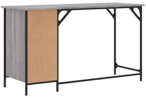 vidaXL Γραφείο Υπολογιστή Γκρι Sonoma 131x48x75 εκ. Επεξεργασμένο Ξύλο
