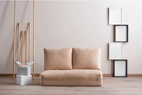 Διθέσιος Καναπές Κρεβάτι Κρέμα DIVIR 68x120x62