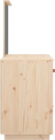 vidaXL Μπουντουάρ 95x50x134 εκ. Μασίφ Ξύλο Πεύκου