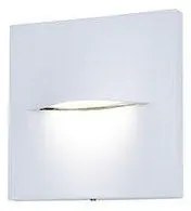 Απλίκα Τοίχου Τετράγωνη LED 3W 3000k Αλουμινίου IP65 ΦOS_ME-17-03687-1-Λευκό 17-03687-1