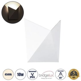 STEALTH 60521 Φωτιστικό Τοίχου-Απλίκα Αρχιτεκτονικού Φωτισμού Εσωτερικού/Εξωτερικού Χώρου Up or Down LED 10W 1100lm Globostar-60 60521