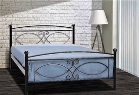 Κρεβάτι  ΤΖΙΑ1 για στρώμα 160χ200 υπέρδιπλο με επιλογές χρωμάτων
