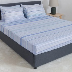 Σεντόνια King Size (Σετ) Naf-Naf Summit 151 Vinson Blue