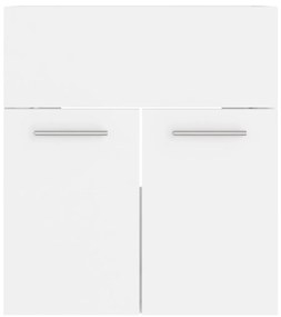 vidaXL Ντουλάπι Νιπτήρα Λευκό 41x38,5x46 εκ. από Επεξεργασμένο Ξύλο