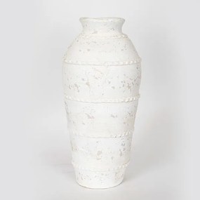 ΒΑΖΟ ΚΕΡΑΜΙΚΟ ΛΕΥΚΟ 20.5x20.5x43cm|752-20277