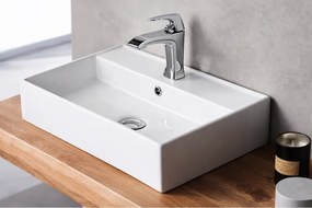 Tema New Strata 50 White 51x36 - Επιτραπέζιος &amp; Επιτοίχιος Νιπτήρας