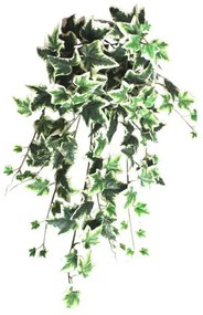 Τεχνητό Κρεμαστό Φυτό Κισσός 00-00-1568 90cm Green-White Marhome Συνθετικό Υλικό
