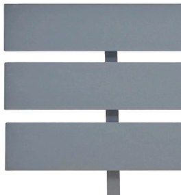 Πλαίσιο Κρεβατιού Γκρι 160 x 200 εκ. από Μασίφ Ξύλο Πεύκου - Γκρι