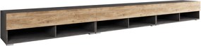 Έπιπλο τηλεόρασης A 300-Φυσικό - Γκρι