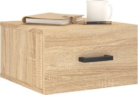 vidaXL Κομοδίνα Επιτοίχια Sonoma Δρυς 35 x 35 x 20 εκ.