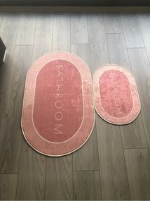 Stewehome διακοσμητικό χαλί μπάνιου με ψηφιακή εκτύπωση και αντιολισθητική βάση 60x100x6 cm