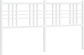 vidaXL Ανταλλακτικό κεφαλάρι Λευκό 160 εκ. Μεταλλικό