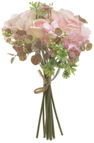 Μπουκέτο Λουλουδιών 3-85-758-0002 Υ28cm Pink Inart Plastic