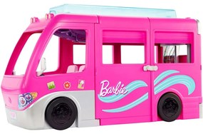 Το τροχόσπιτο Της Barbie Σετ παιχνιδιού Dream Camper Vehicle HCD46 Pink Mattel