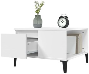 vidaXL Τραπεζάκι Σαλονιού Λευκό 55x55x36,5 εκ. από Επεξεργασμένο Ξύλο